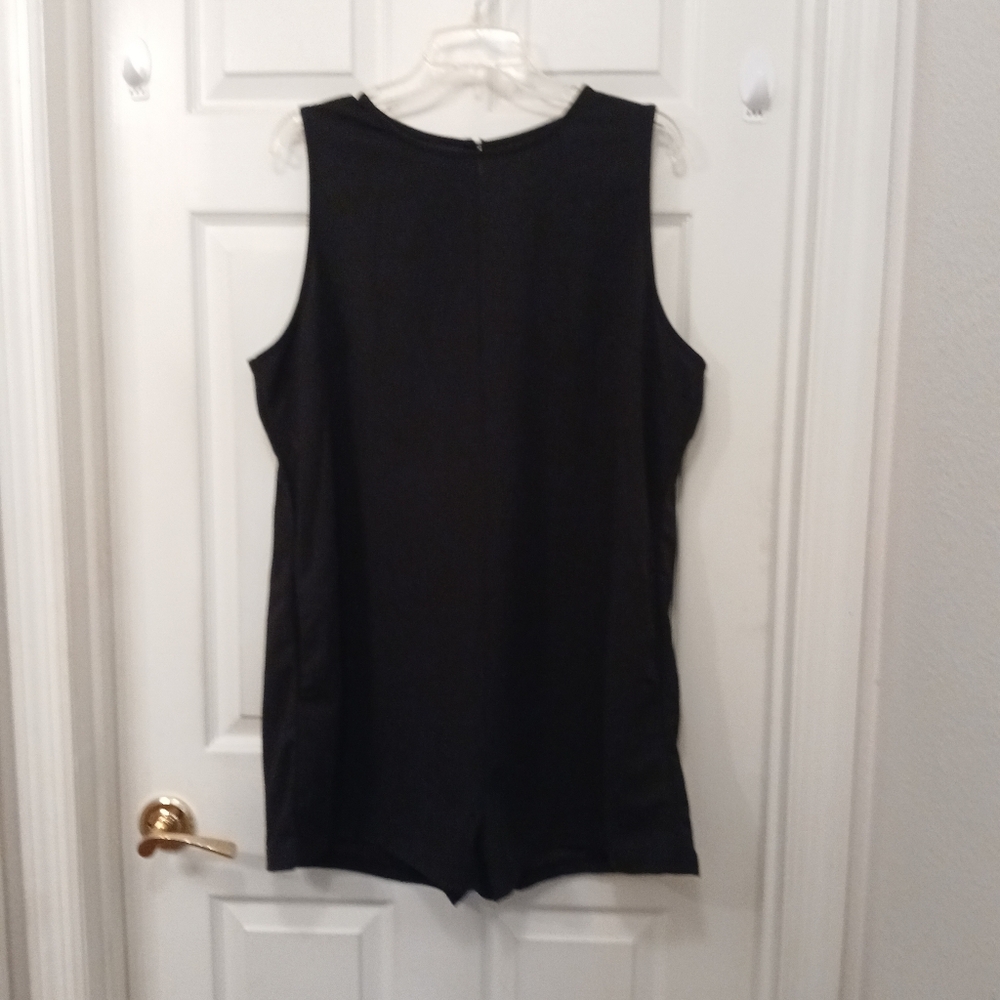 Boutique Style Romper Women's Size 2XL Black Casual Beachy Retro